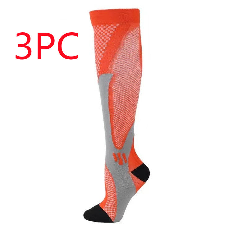 Chaussettes de compression élastiques pour le sport