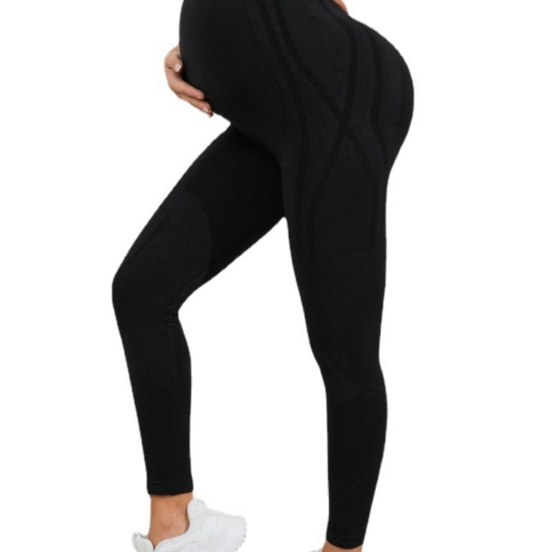 Leggings décontractés taille haute de maternité