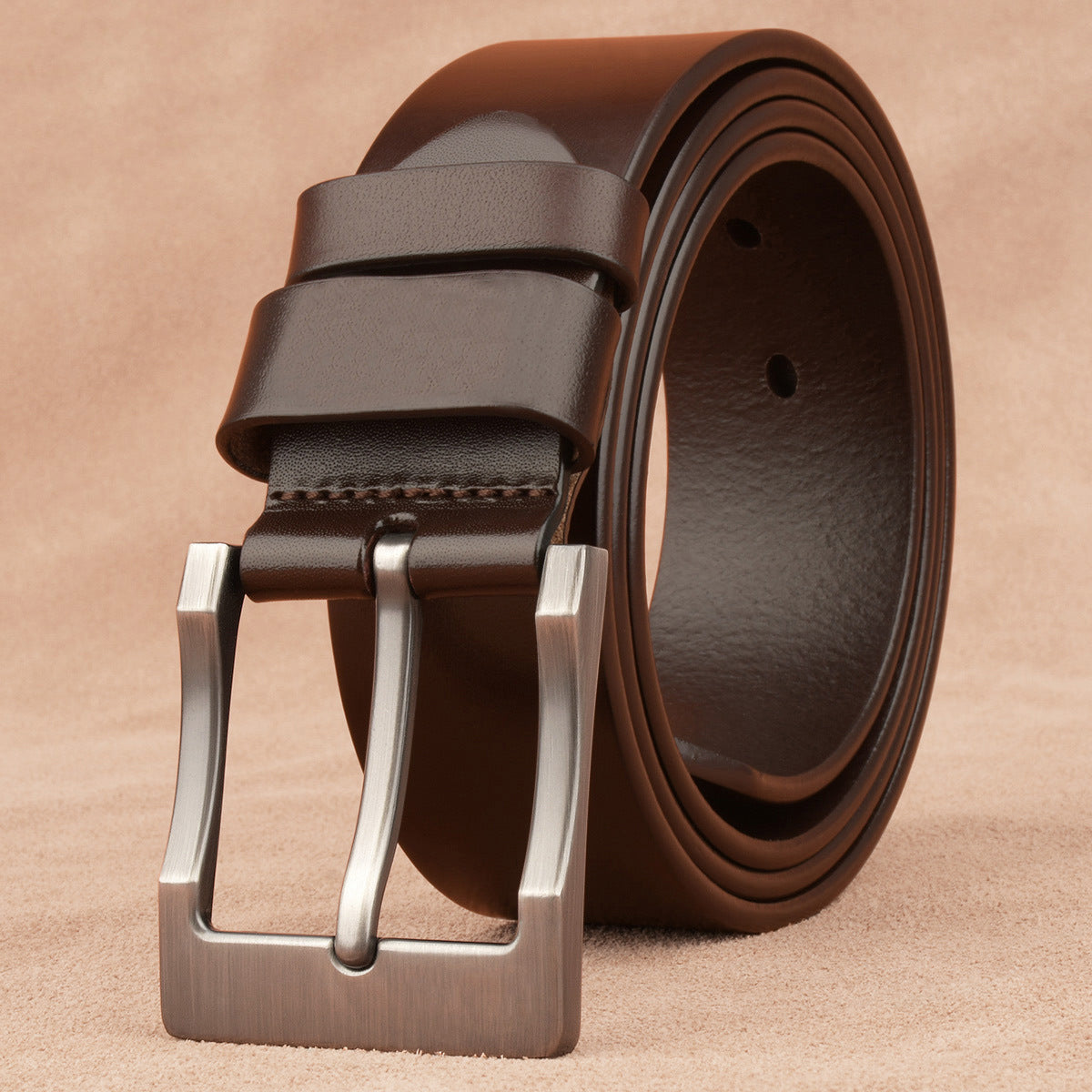 Ceinture décontractée à boucle ardillon pour homme