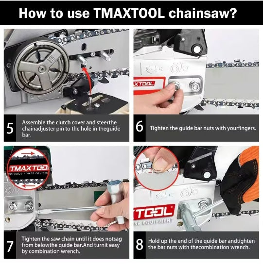 TMAXTOOL 62cc 20" Gas Chainsaw