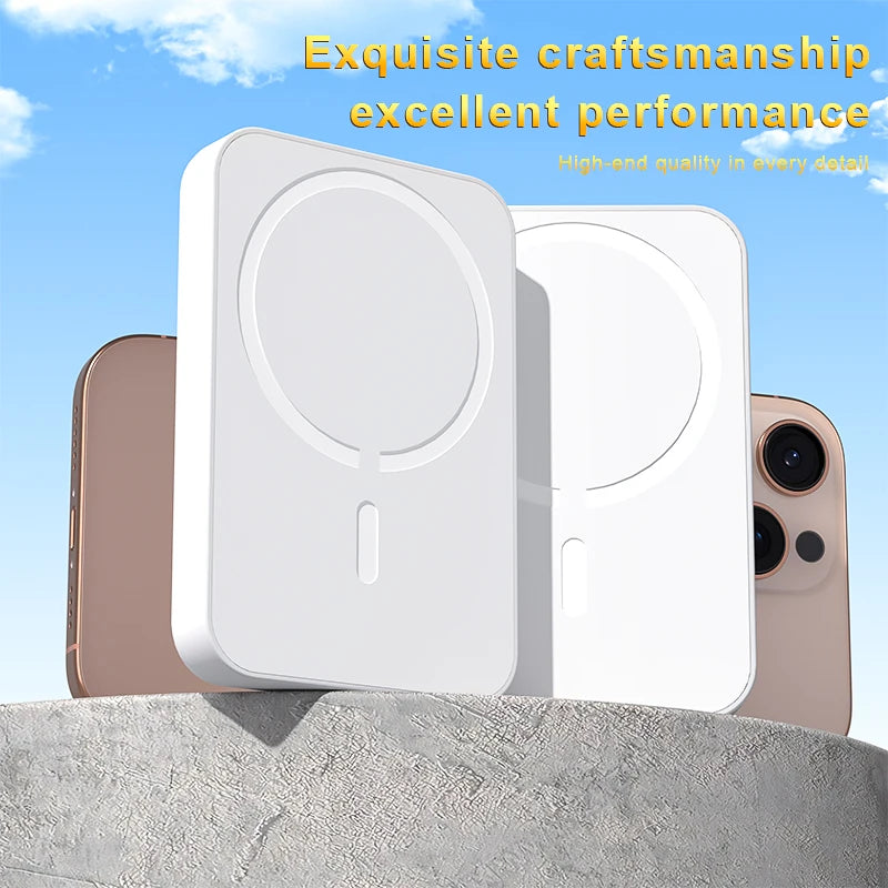 Mini 5000mAh Magnetic Wireless Charger