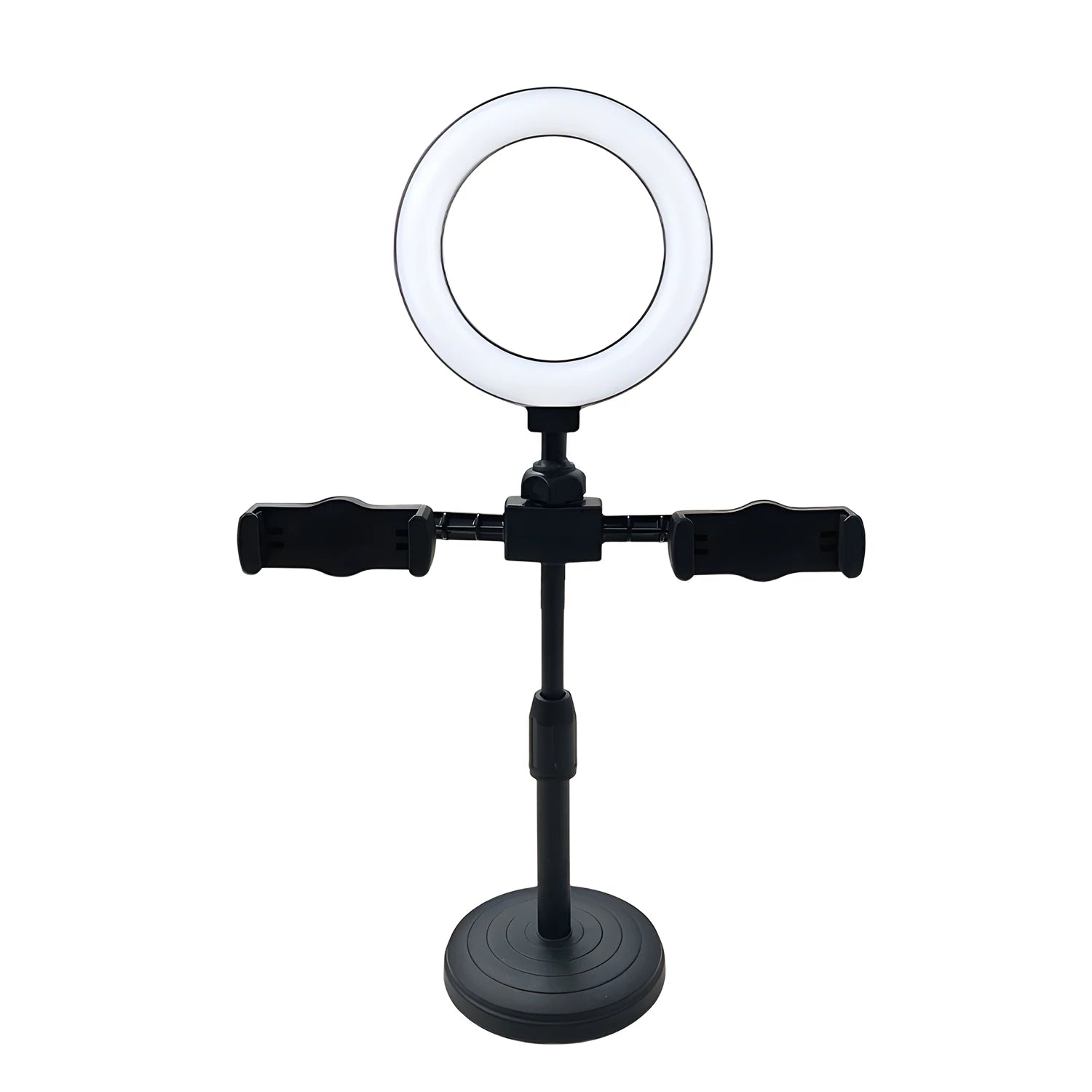 LED Selfie Ring Light with Dual Phone Stand