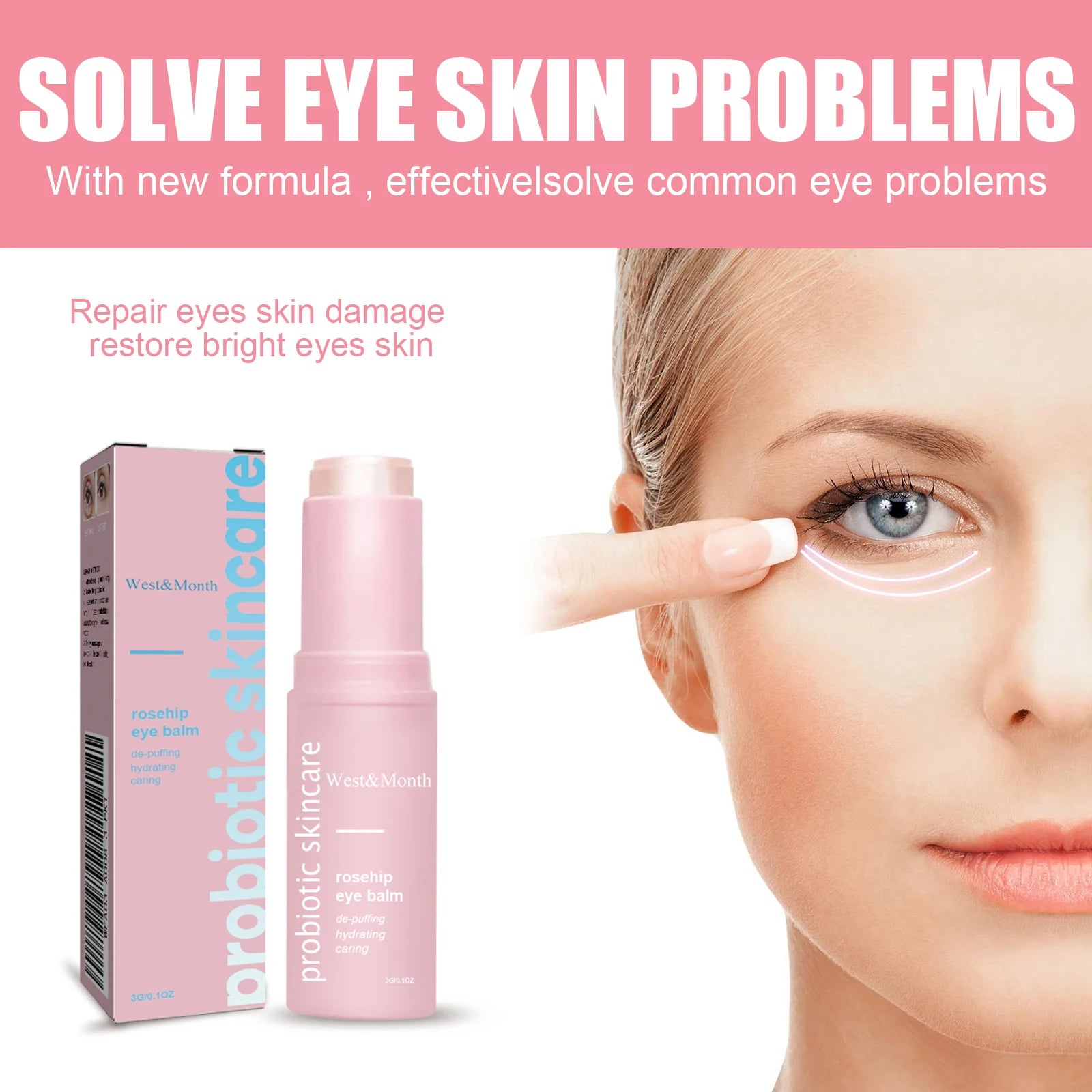 Rosehip Eye Balm Stick – Brightening Care