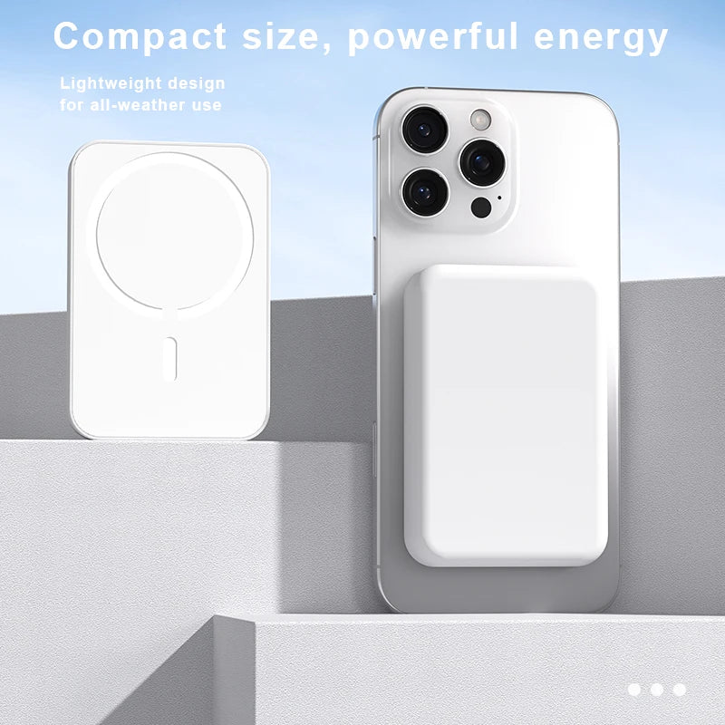 Mini 5000mAh Magnetic Wireless Charger
