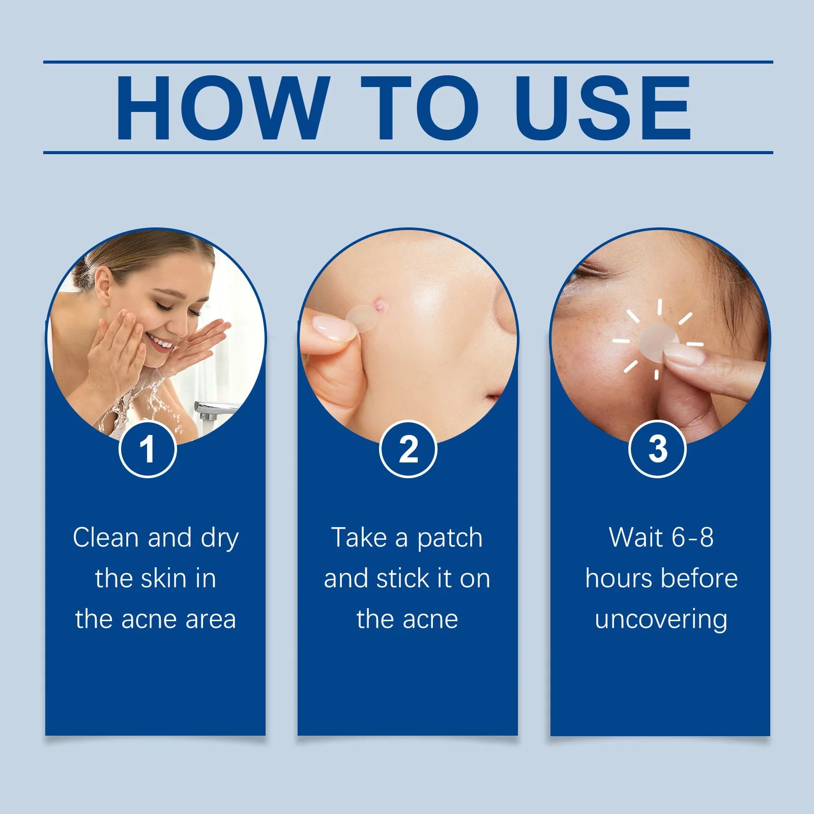 Ouhoe 240PCS Invisible Acne Patches