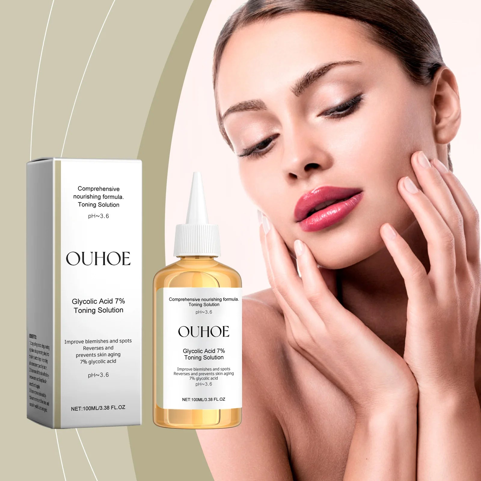 Ouhoe Exfoliate & Pore Shrink Skincare Set