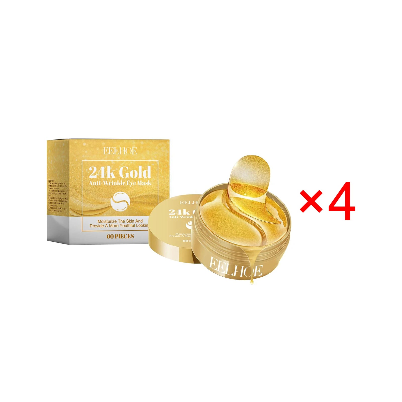 24K Gold Eye Mask – Brightening Care