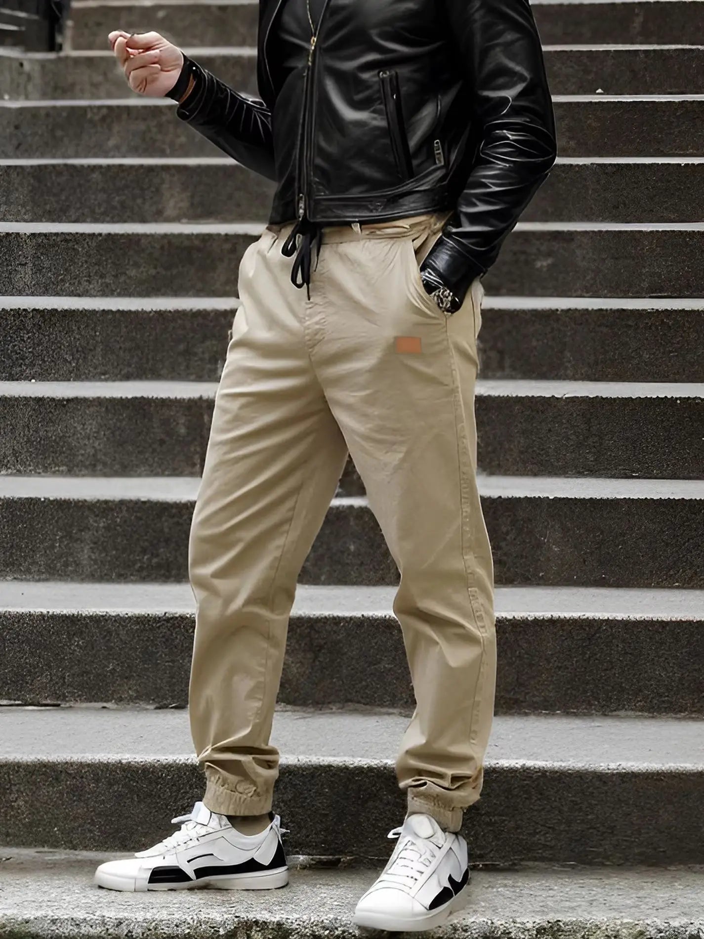 Men’s Jogger-Style Drawstring Pants