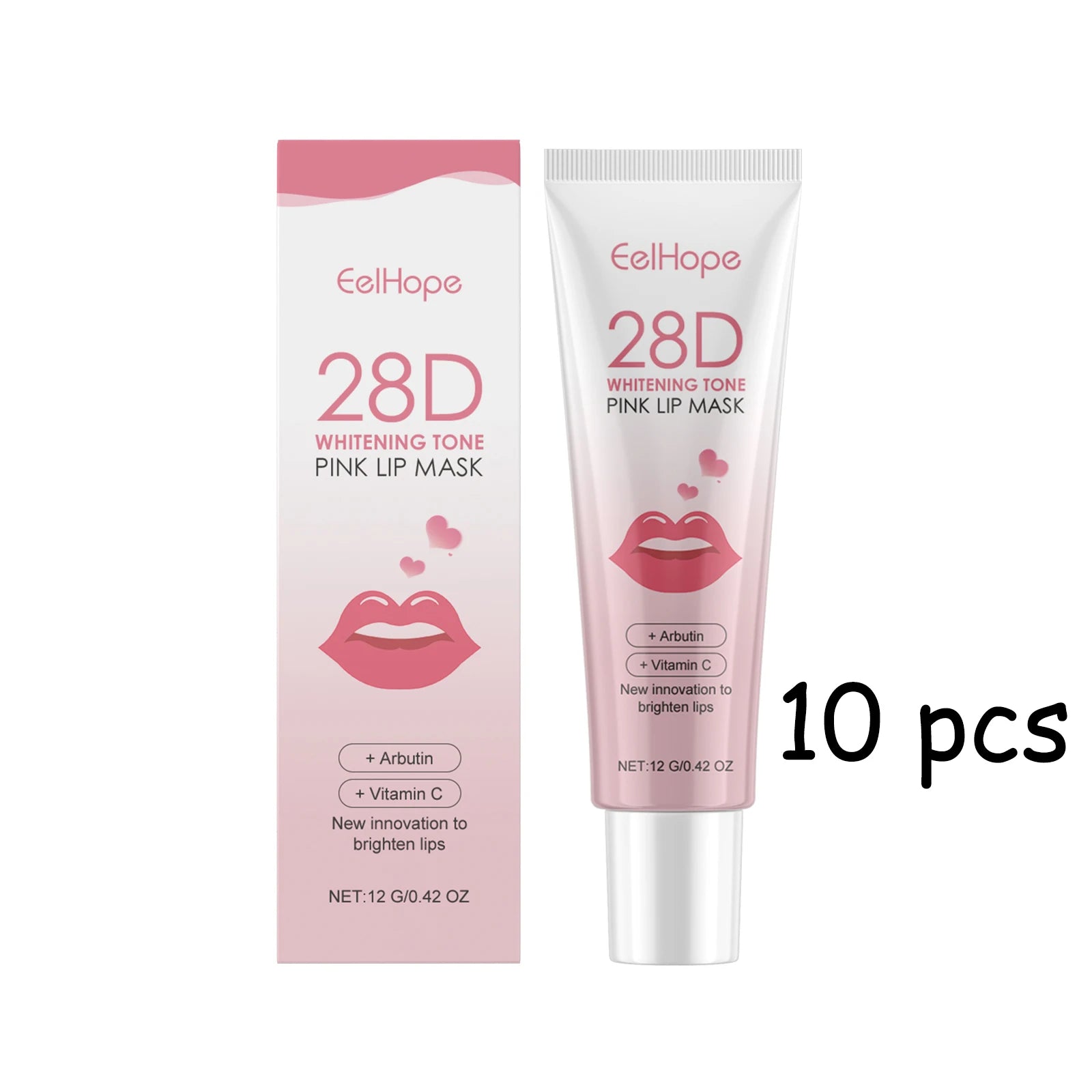 EELHOPE Pink Lip Balm & Mask Set