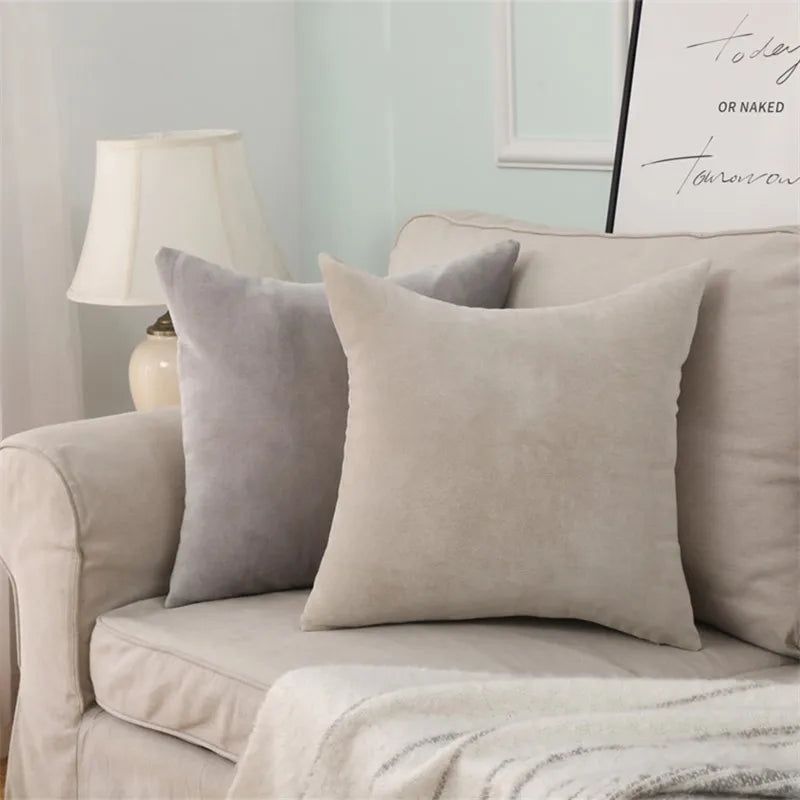 Velvet Throw Pillow Covers – 2 Pack