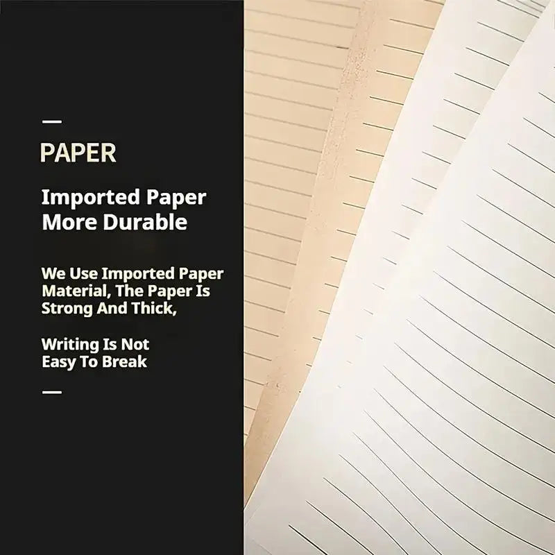 Vintage Embossed Leather Journal A5