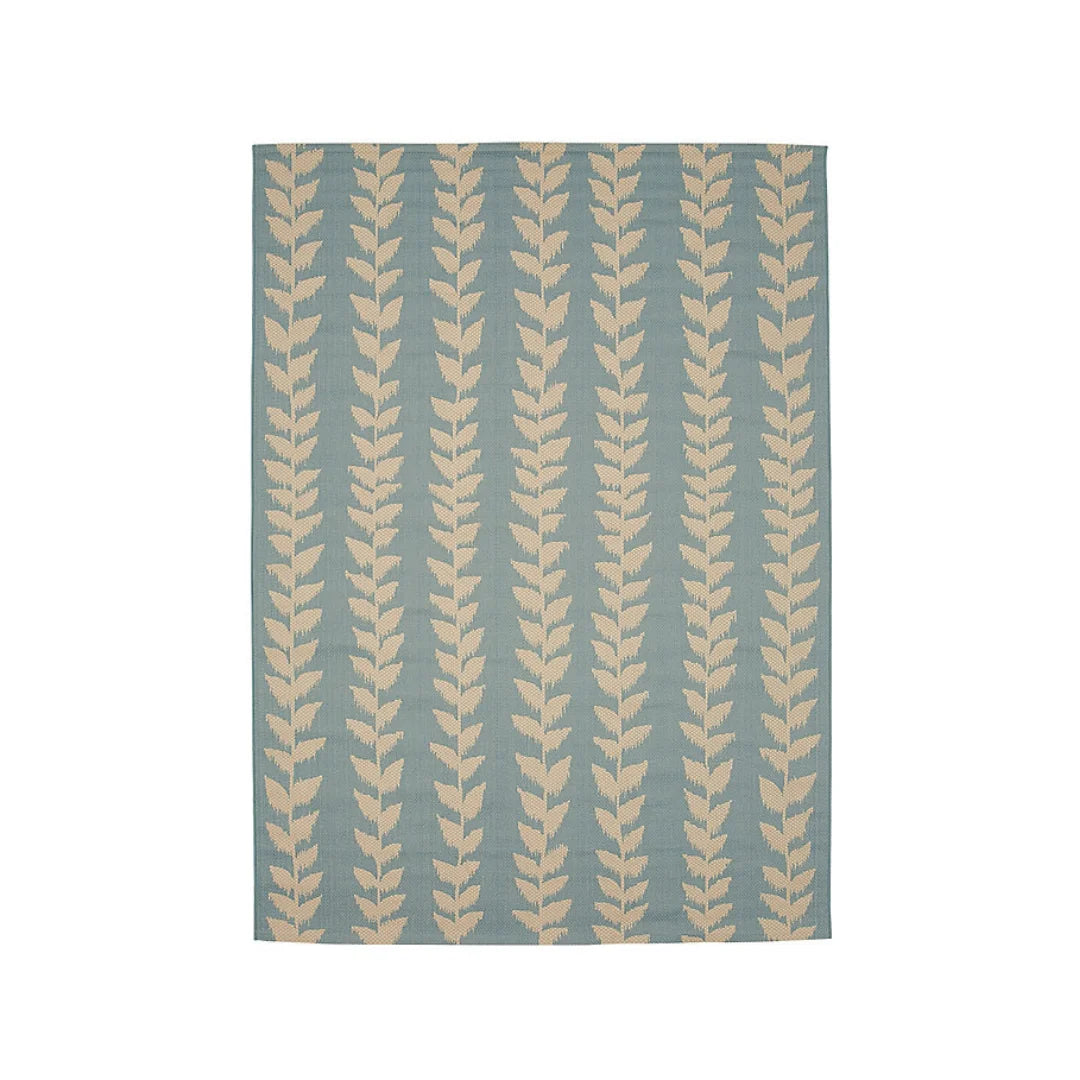 Leaf Design Outdoor Indoor Rug Mat