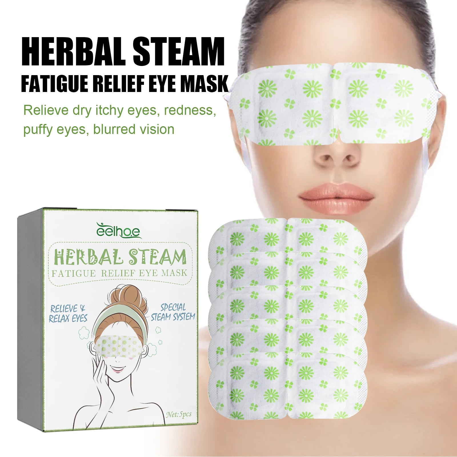 Eelhoe Herbal Steam Eye Mask