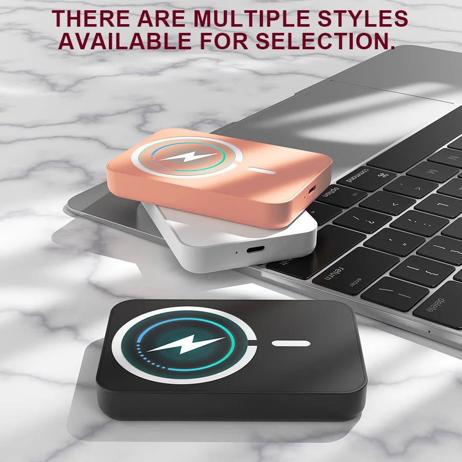 Mini 5000mAh Magnetic Wireless Charger