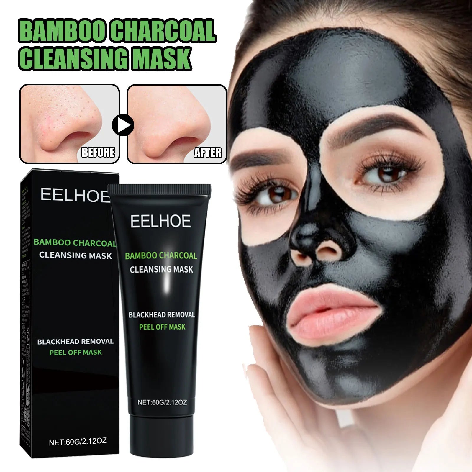 EELHOE Charcoal Blackhead Peel Mask