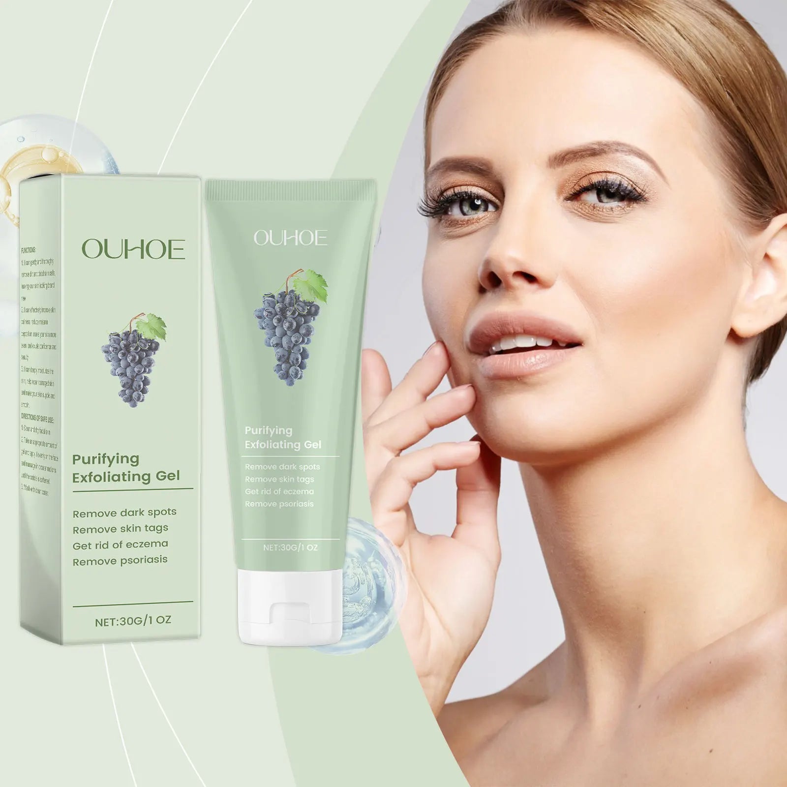 Ouhoe Exfoliating Face Gel 30g