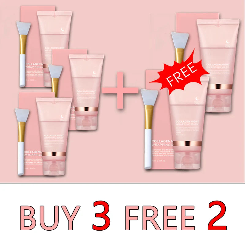 5PC Korean Collagen Peel-Off Face Mask
