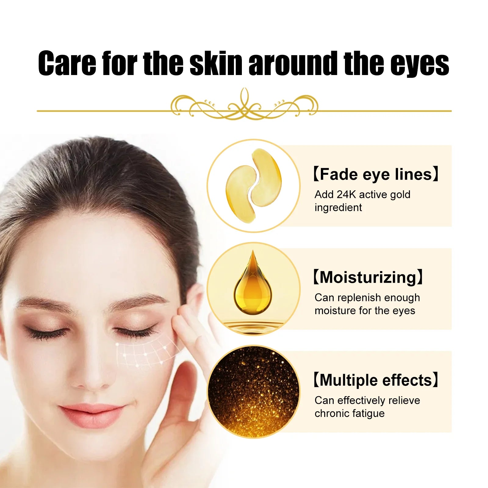 EELHOE Gold Collagen Eye Patches