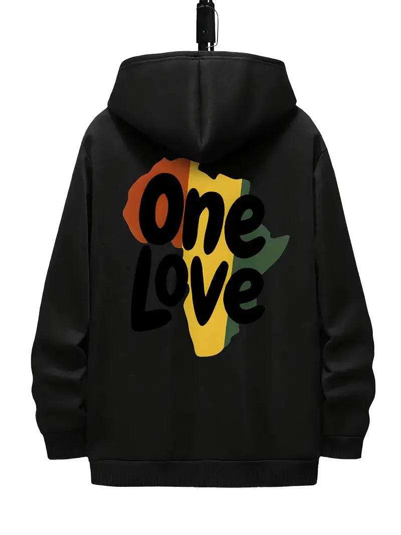 Men’s High-Quality Printed Cotton Hoodie