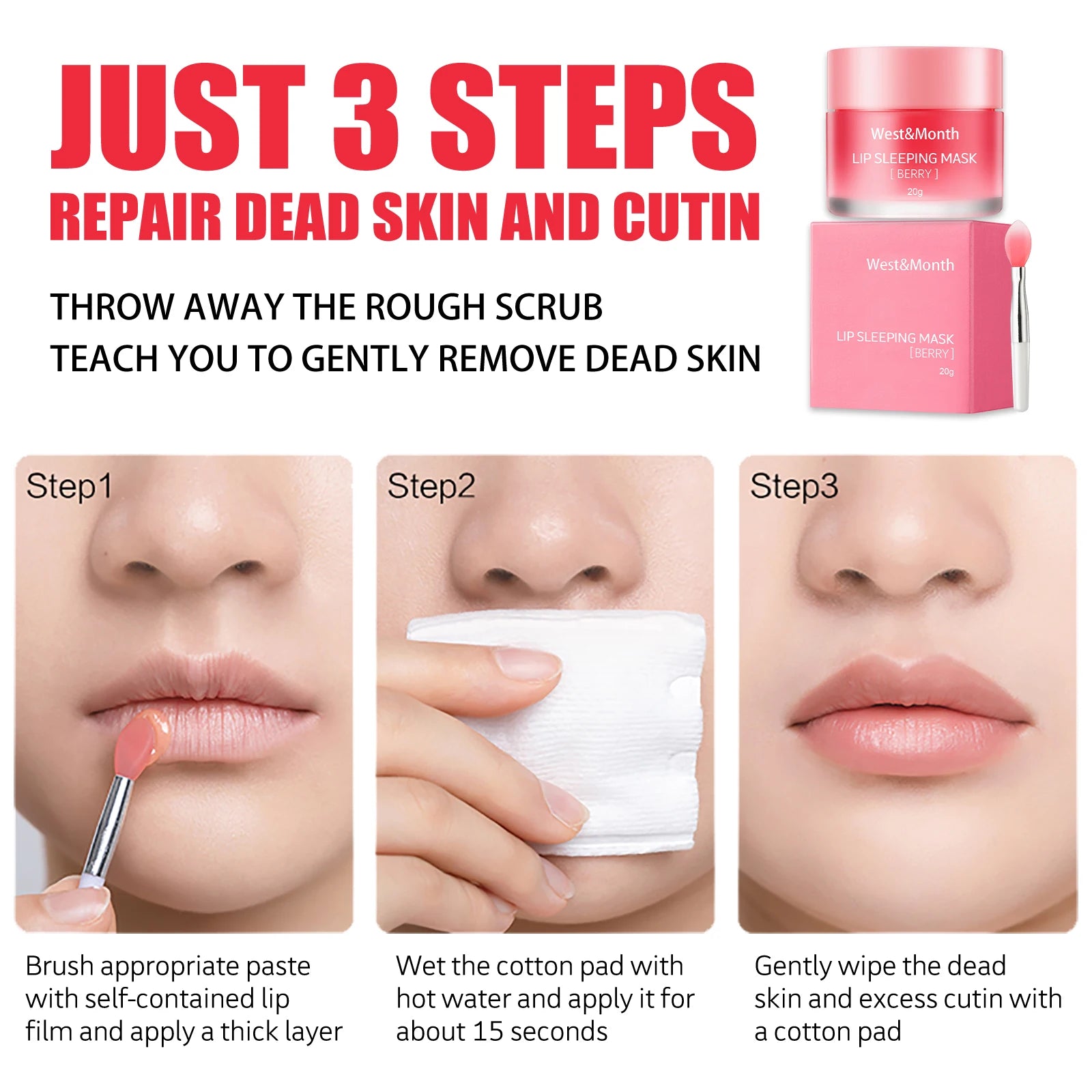 Strawberry Jelly Lip Mask Repair