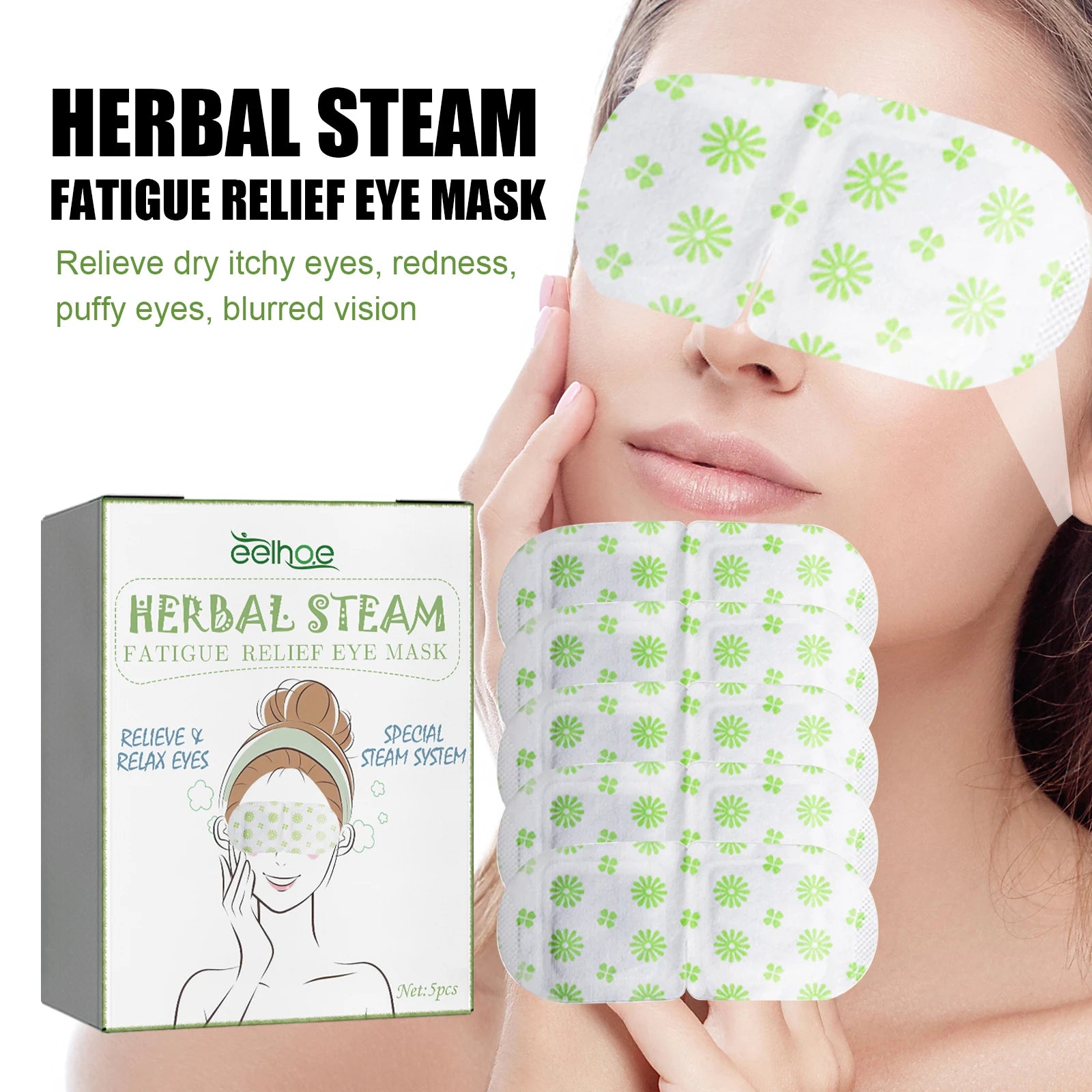 Eelhoe Herbal Steam Eye Mask
