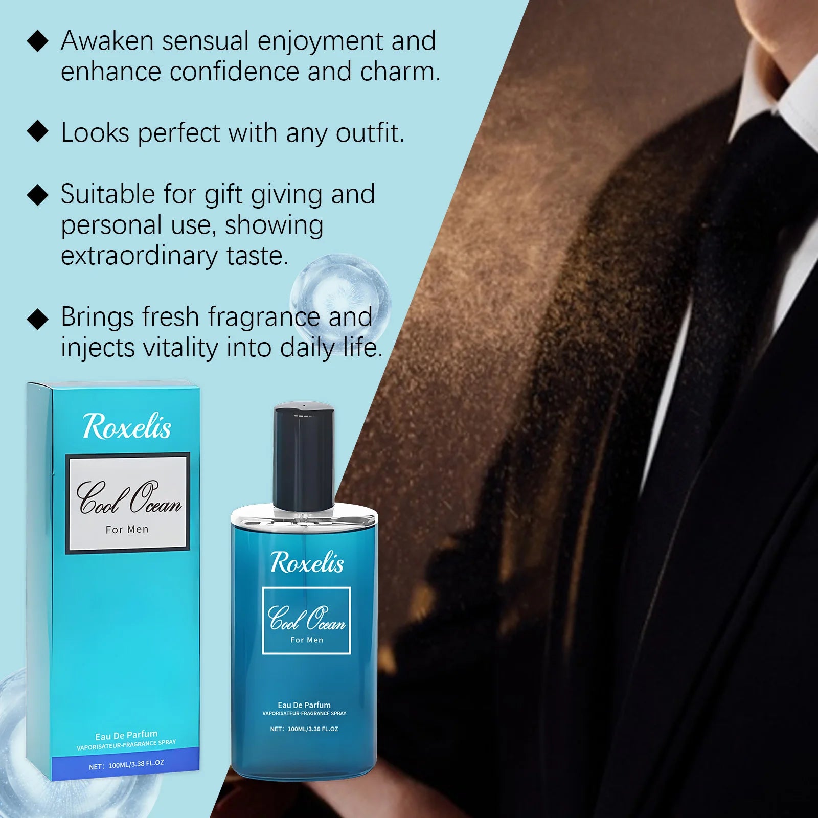 Roxelis Cologne for Men 100ml