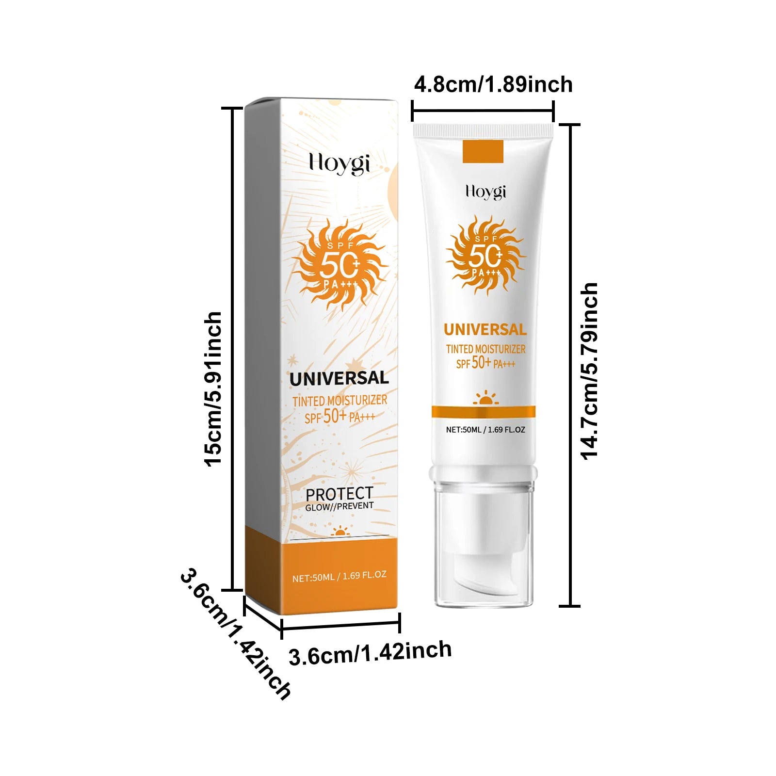 Hoygi SPF50 Sunscreen Foundation Cream