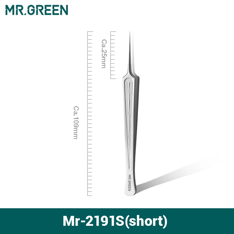 MR.GREEN Ingrown Hair Tweezers Black