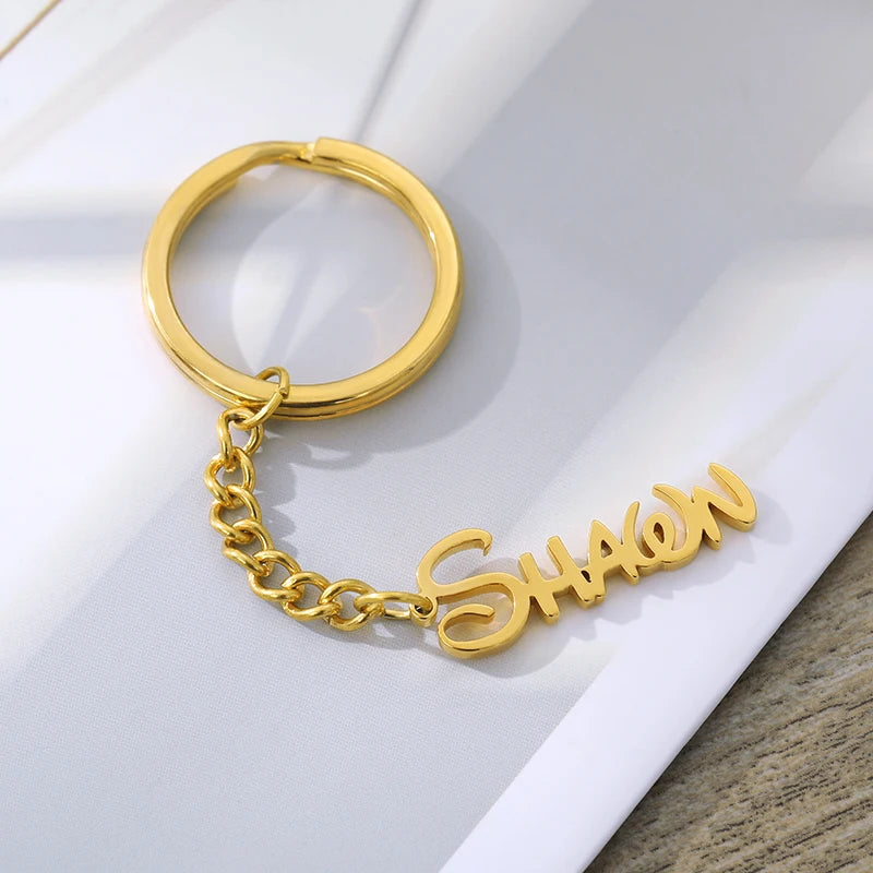 Custom Engraved Name Keychain Gift