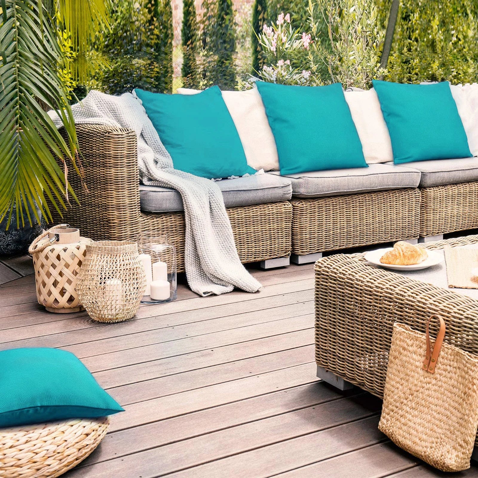 Waterproof Outdoor Cushion Pillow Covers