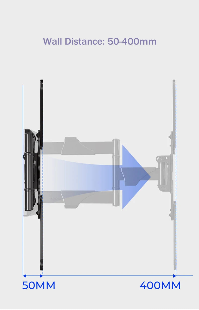 NB P4 Full Motion TV Wall Mount 32-55