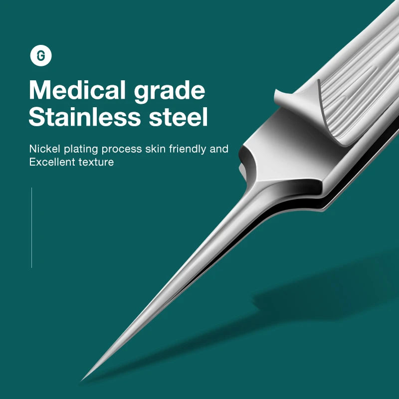 MR.GREEN Ingrown Hair Tweezers Black