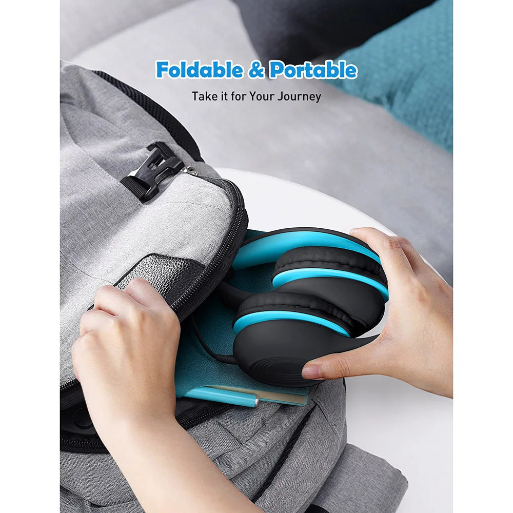 Mpow CH6S Kids Wired Headphones w/ Mic