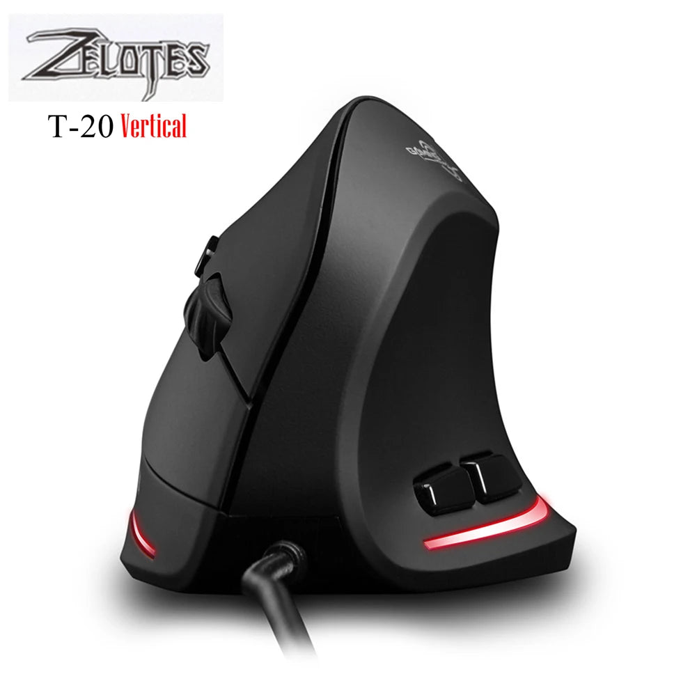ZELOTES T20 Vertical Gaming Mouse 3200 DPI