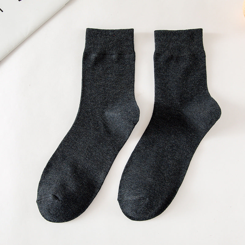 Chaussettes tube de couleur unie