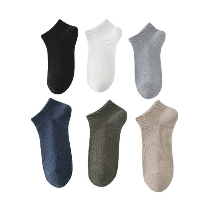 Chaussettes invisibles en polyester pour hommes