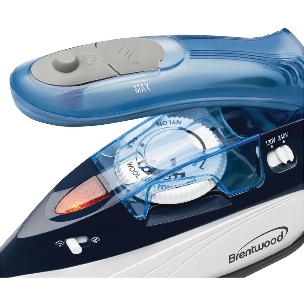 1100W Dual Voltage Travel Steam Iron
