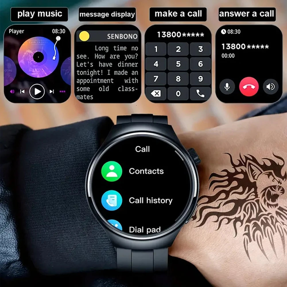 SENBONO Smartwatch with Bluetooth Call