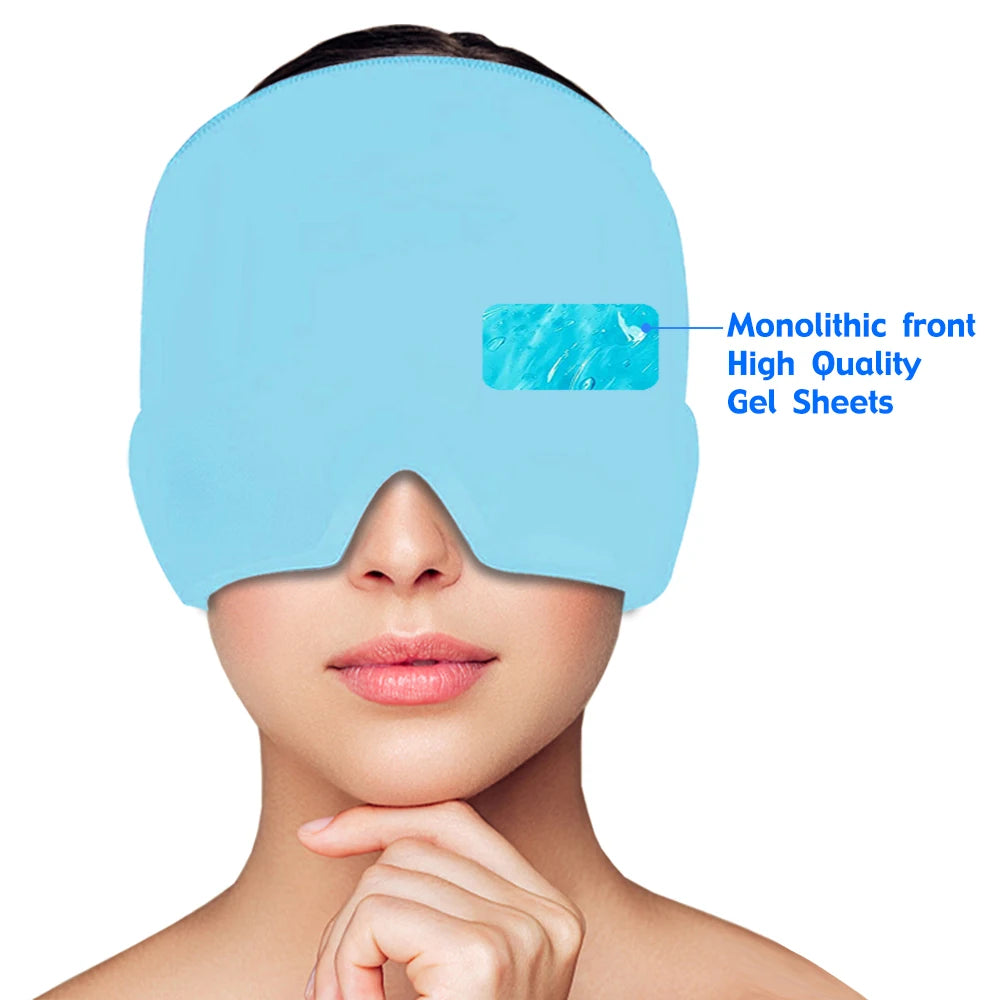 Migraine Relief Gel Therapy Hat Cap