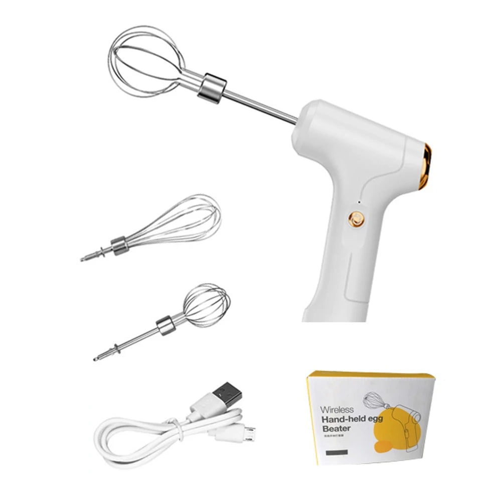 Cordless Electric Kitchen Hand Mixer