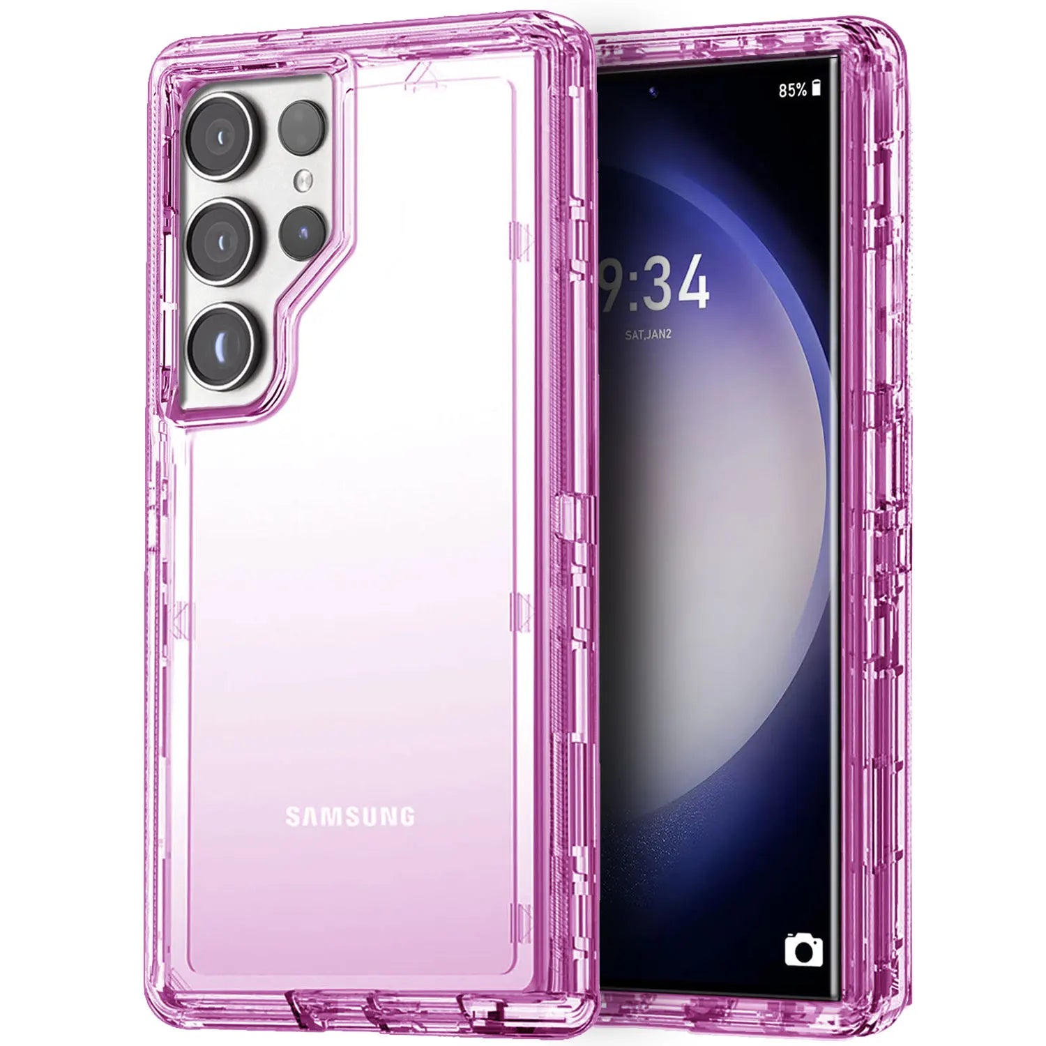 Hybrid Rugged Clear Samsung S23 Case