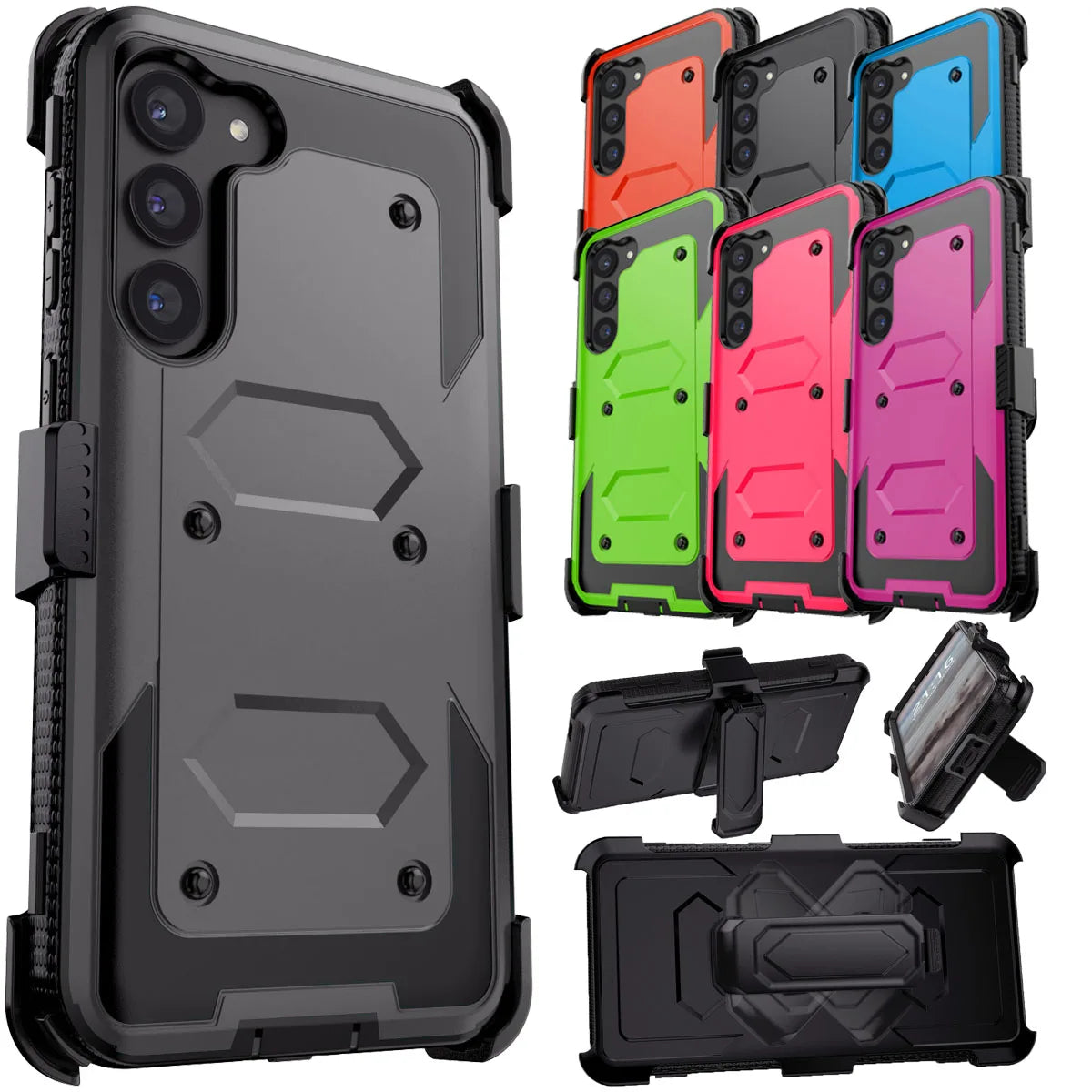 Galaxy S23 Rugged Case with Belt Clip