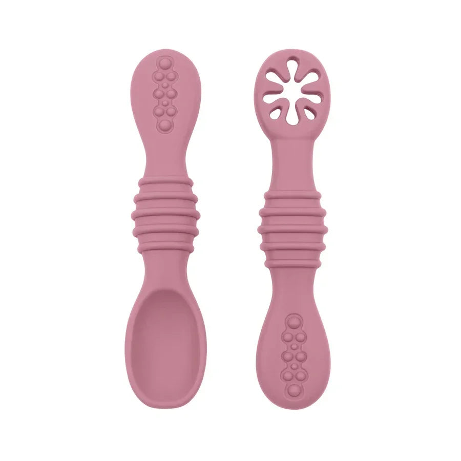 Baby Silicone Spoon Fork Training Set