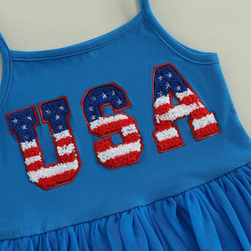 Toddler 4th of July Tulle Dress