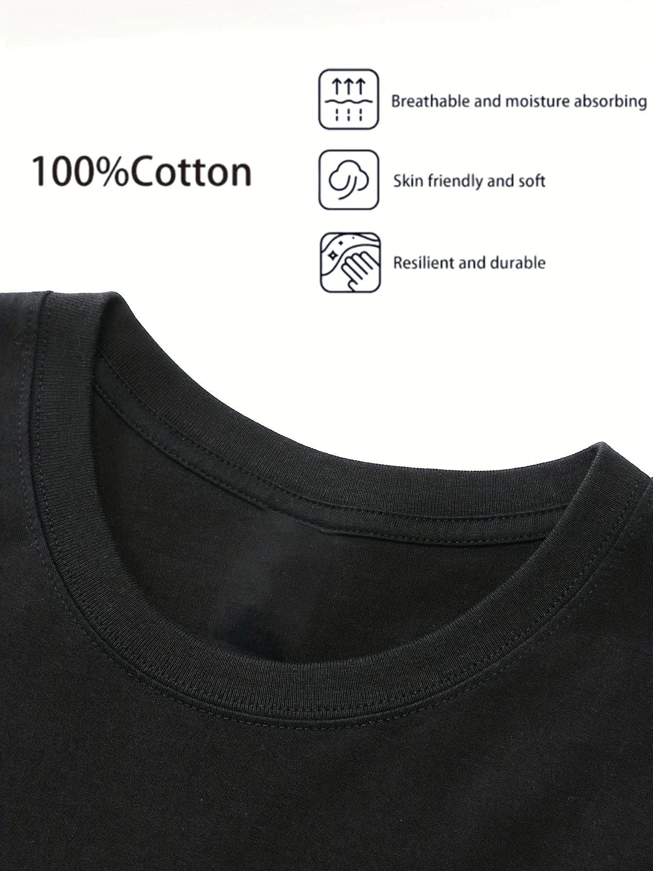 Cartoon Muscle Goose Cotton T-Shirt