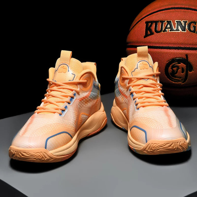Men's Mid Basketball Shoes Non-Slip