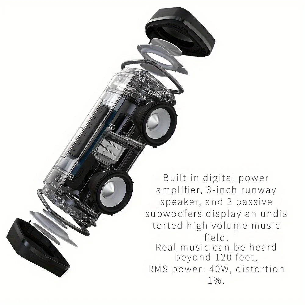 Portable Waterproof Bluetooth Speaker 40W