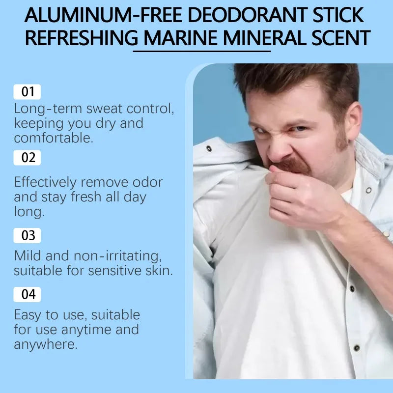 Natural Deodorant Stick Anti-Odor 40g