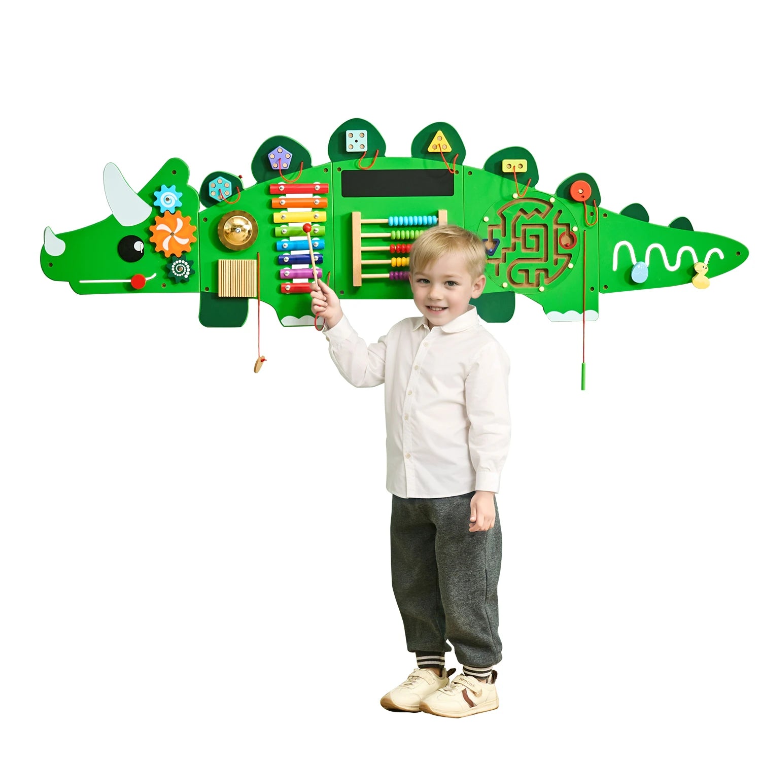 Dinosaur Kids Busy Wall Board Toy