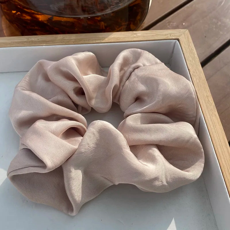 Elegant Satin Silk Hair Scrunchies